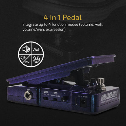 4 in 1 Switchable Wah Active Volume Passive Expression Effects Soul Press II SP-20 Pedal for keeping lossless tone