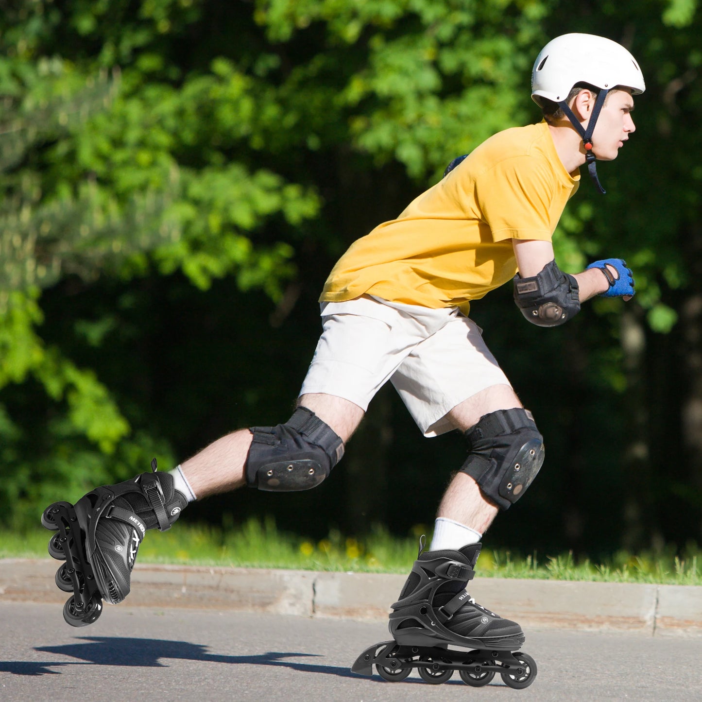 Soft Boot Inline Roller Skates for Adults and Kids Comfort Stability with Shockproof Aluminum Frame Speed Skates for Boys