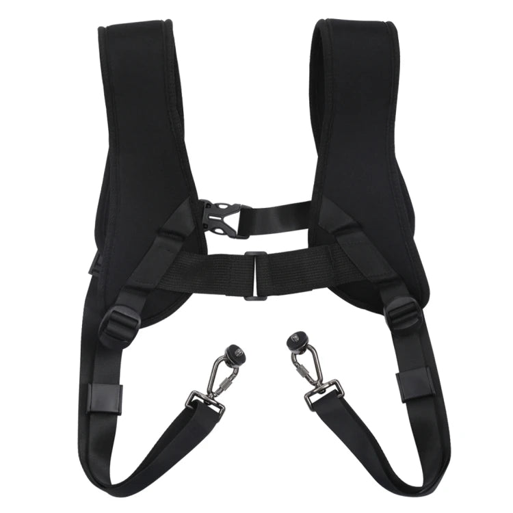 Factory Sell PULUZ Quick Release Double Shoulder Harness Soft Pad Decompression Foam Strap Belt for DSLR Digital Cameras