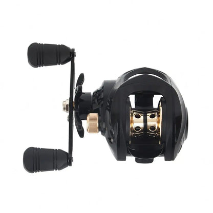 Black Gold 18+1 Bearings Waterproof Sea Fishing Bait Casting Reel High Speed With Magnetic Fishing Reel