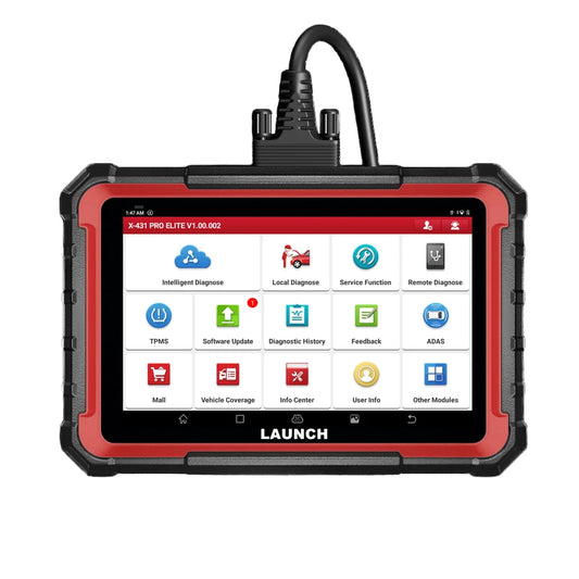 USA EU Warehouse LAUNCH X431 PRO ELITE Car Full System Diagnostic Tools OBD OBD2 Scanner 32 Reset CAN FD DOIP Code Reader