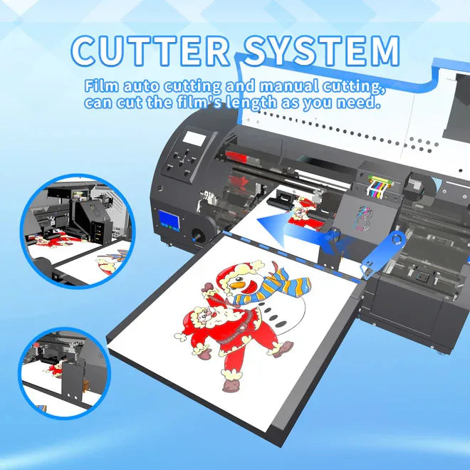 New 30CM Heat Transfer DTF Printer Machine Digital T-shirt Printing Machine for Clothes 30CM Single XP600 Head DTF Printer