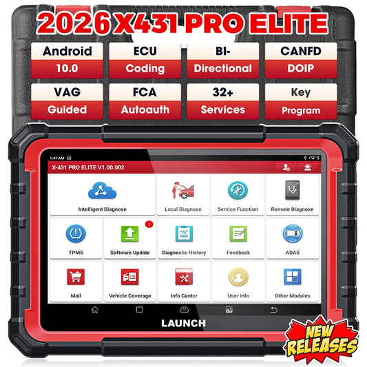 2026 Hot LAUNCH X431 PRO ELITE PROS ELITE All System Car Diagnostic Tool OBD2 Scanner with 2 Years Free Update by PDG ibma
