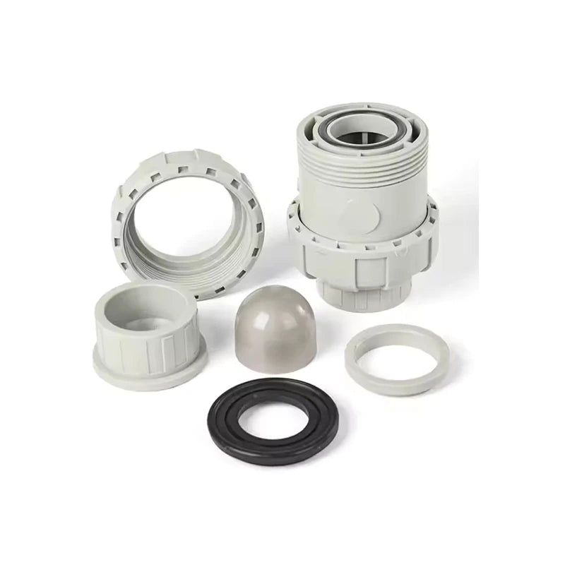 China high quality 1/2" to 2" PPH double union socket ball check valve DN15 to DN50 pph vertical check valve