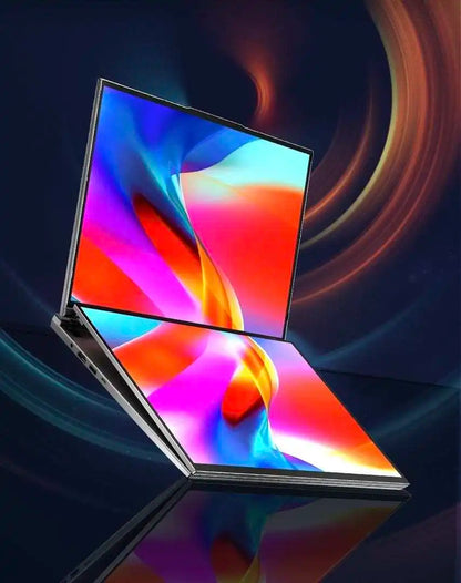 2026 New Arrivals 16" +16" Dual Touch Screen Laptop Window11 Intel Core I5 12450H I7 1260P 12th Business Office Gaming Laptop