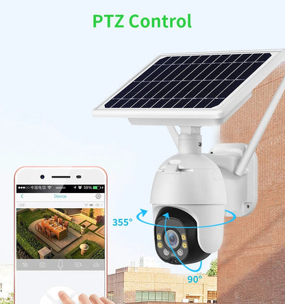 Security Camera with Solar Charging