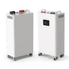 EU Stock Equipped with Sliding Wheel Battery 48V 51.2V 16kWh Landing Household Energy Storage Batteries Floor Standing Battery