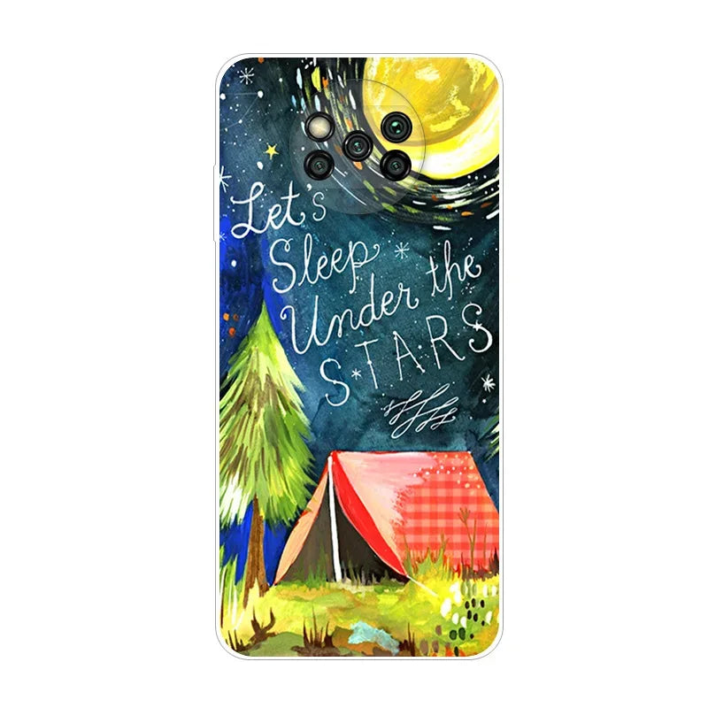 Phone Case For Poco X3 Pro Cover TPU Coque Cool Slim Clear Covers for Xiaomi Poco X3 NFC Case PocX3 X 3 Silicon Funda Cartoon
