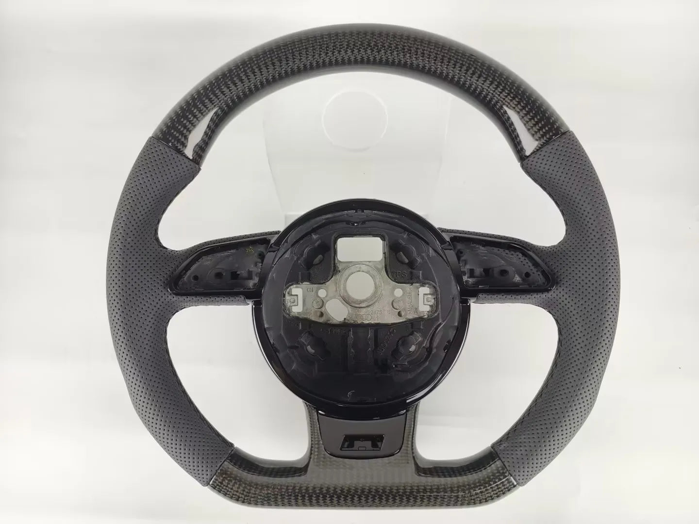 SENCH Customized Carbon Fiber Car Steering Wheel for Audi B8 B9 A4 A5 A3 A6 Q3 Q5