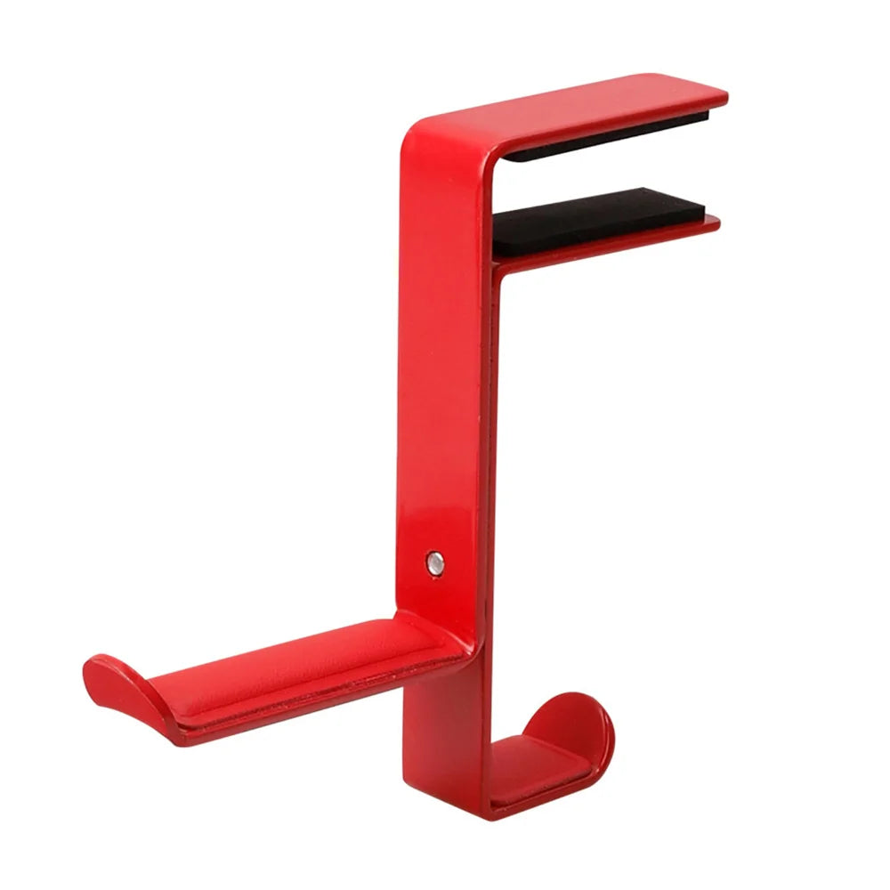 POYATU Desk Mount Universal Office Hanger Gaming Headphone Stand Bracket Display Rack Headset Holder Space Saving Table Clamp
