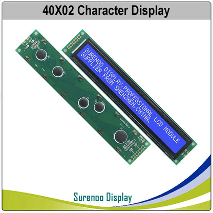 402 40X2 4002 Russian Japanese English Character LCD Module Display Screen LCM Yellow Green Blue with LED Backlight