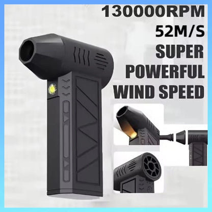 High-Speed 130000 RPM Fan 52m/s Air Blower Brushless Motor 4000mAh Battery Overheat Protection Electric Consumer Electronics