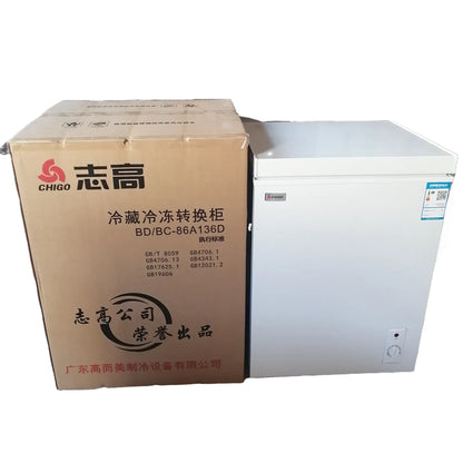 86L Top Door Freezer Horizontal Deep Freezer Small Refrigerator Household Freezer