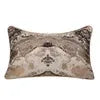 24" 22" 20" 18" Throw Pillow Covers Luxury Jacquard Marble Cushion Cover Brown Sliver Modern Decorative Pillow Cover
