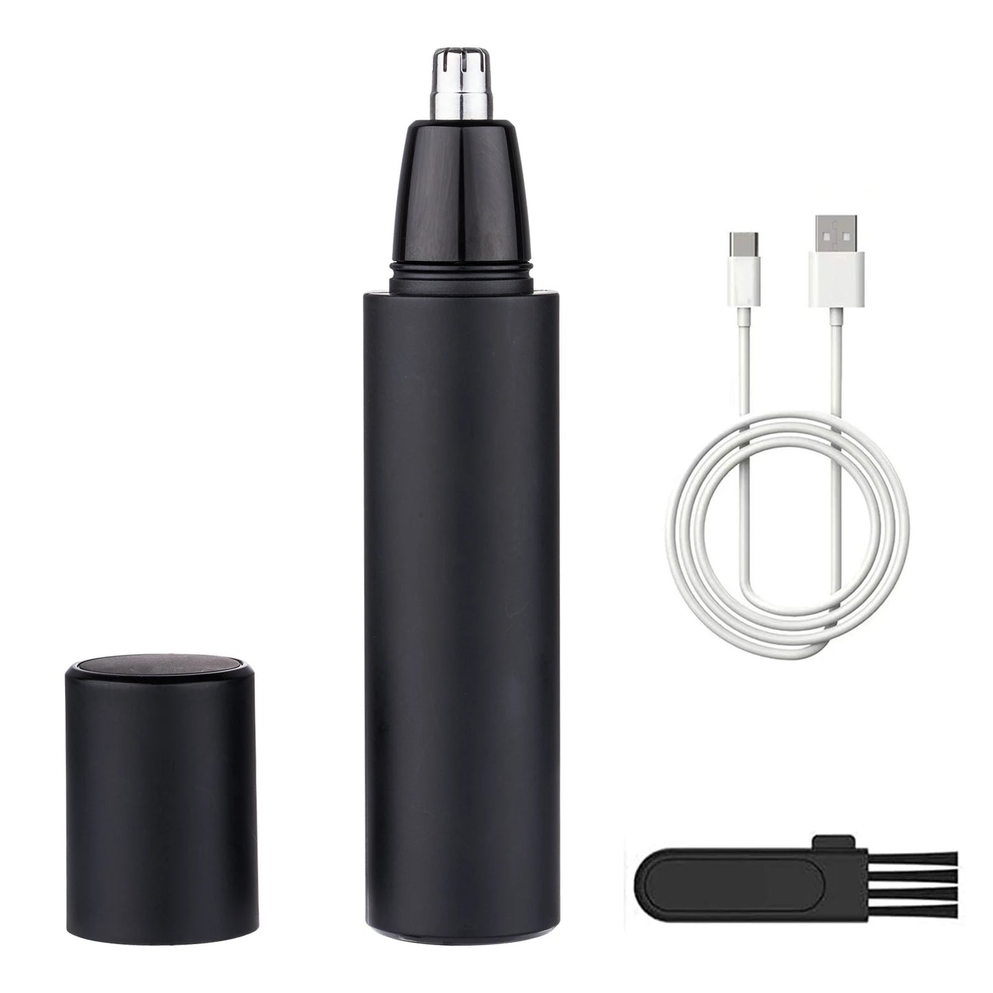 Electric Nose Hair Trimmer Men's Nose and Ear Remover USB Rechargeable Automatic Waterproof Washable Portable Nose Ear Trimmer