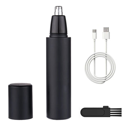 Electric Nose Hair Trimmer Men's Nose and Ear Remover USB Rechargeable Automatic Waterproof Washable Portable Nose Ear Trimmer