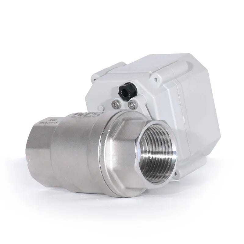 2-Way 1'' DN25 SS304 Electric Proportional Modulating Ball Valve 9-24VDC 4-20mA 0-5V 0-10V Analog Signal