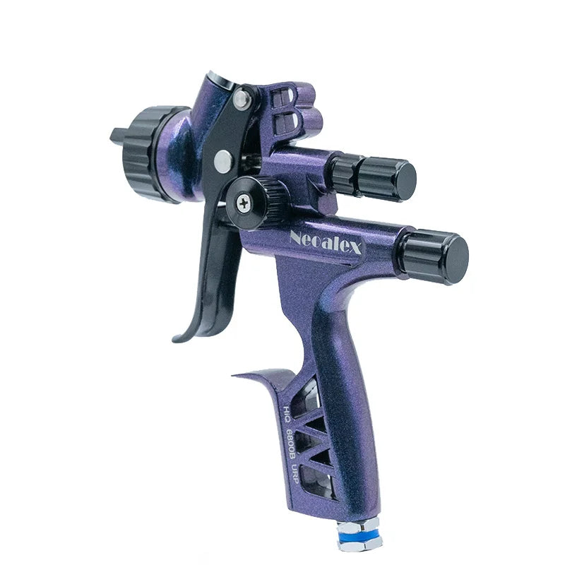 Professional Grade OEM Car Paint Gun Gravity Feed Aluminium Alloy Construction Air Powered Easy Storage Holder Considerate