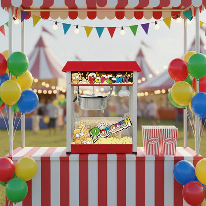 Good Quality Electric Pop Corn Machine Popcorn Maker Tempered Glass