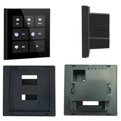 86 Panel ABS Plastic Enclosure Wireless Smart Home Light Control Intelligent Touch Screen Switch Electronics Instrument Control