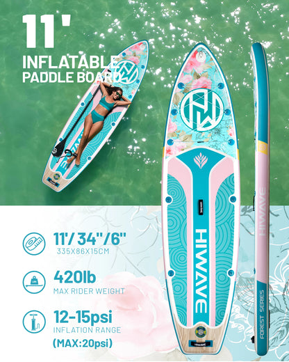 New Design European Warehouse Stand up Paddle Board 11'x34''x6'' Inflatable sup Paddle Board with Heat Sealing Technology