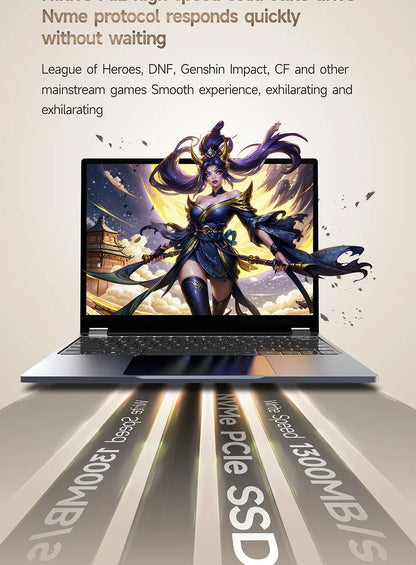 New Yoga 13.5Inch2.2K 360 Degrees Flip Folding Touch Screen Business Office Laptop Windows 11 Pro SSD 128GB/256GB/512GB DDR4