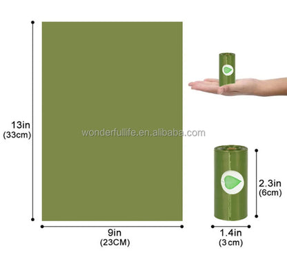 OEM  ODM Pet Poop Bag Eco Corn Starch Poop Bag Dog Poop Bags Biodegradable for Dogs