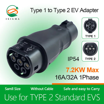 Ev Charger Charging Adapter SAE J1772 IEC 62196 CCS CCS1 CCS2 Type 1 GBT Type 2 Ccs to Gbt Adapter