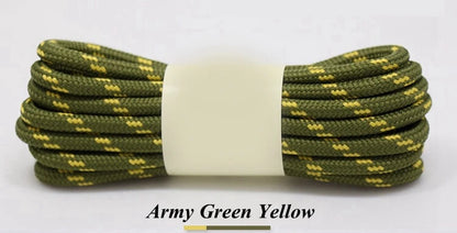1Pair outdoor sport round shoelaces for boots hiking slip rope shoe laces sneakers shoelace strings100/120/140/160CM 19 Colors