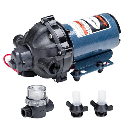LifeSRC 20lpm 70psi Dc 12 Volt Best Boat Marine Portable Washdown Pump for Cleaning