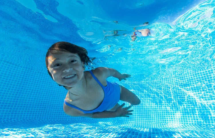 INTEX 28130 366*76CM Round Blue Family Inflatable Above Ground PVC Swimming Pool