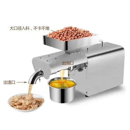 Hot Selling Apricot Kernel 1 Gallon Cold Coconut Auto 6yl95 Press Machine Oil Mill for Sale