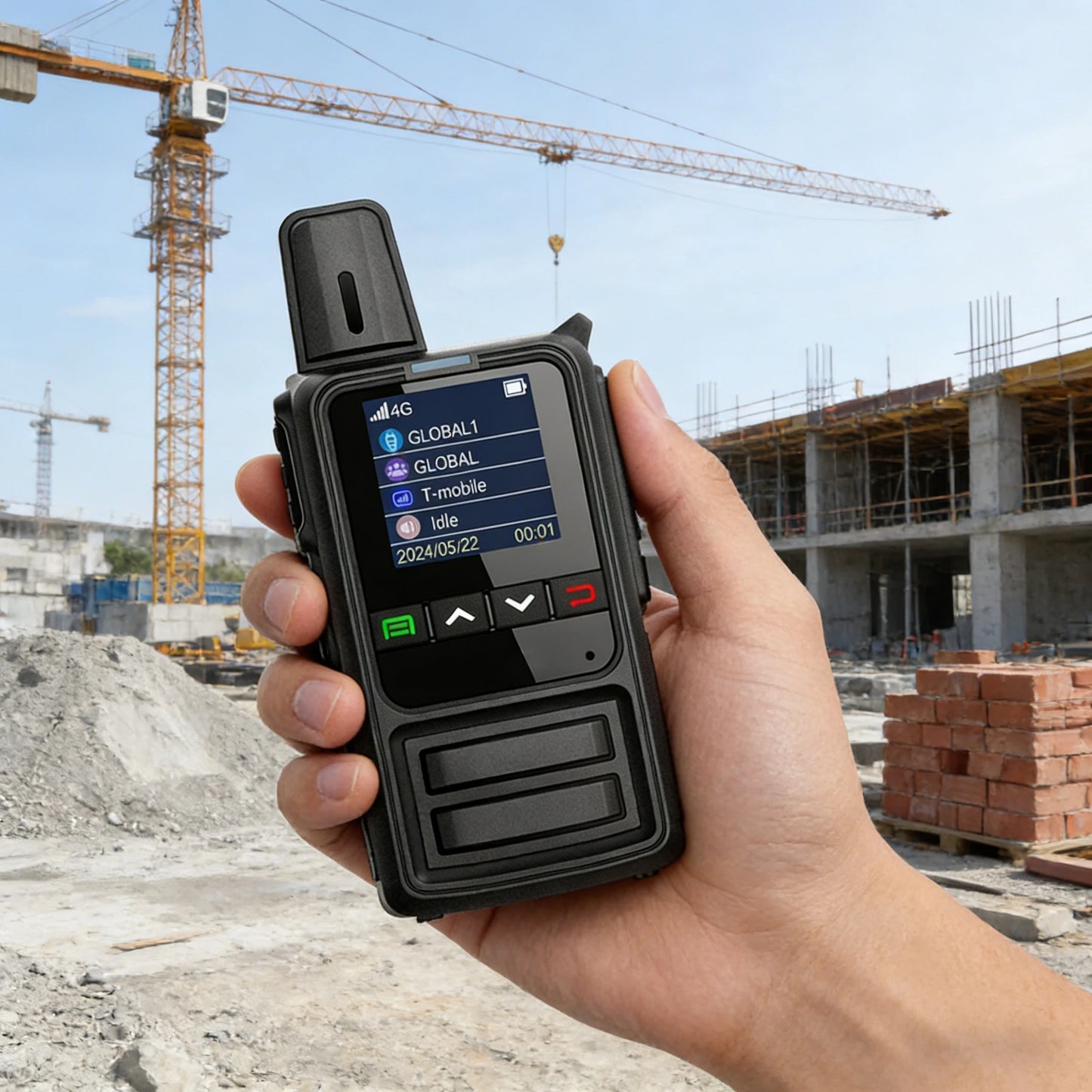 BinQi US Warehouse Fast Shipping BQ-360 4G PoC Walkie Talkie 1 Set 2pcs Dual Mode Long Range PTT Radio with SIM Card