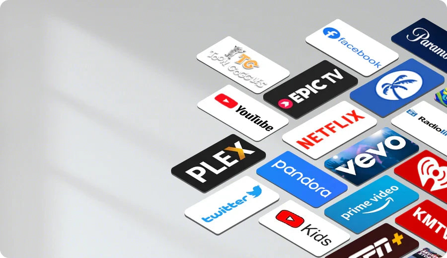 43'' Partial Sun Outdoor TV Waterproof 4K Television, IP55 1000NITS High Brightness Supports Wi-Fi & Wireless Connection