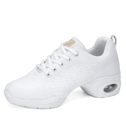 Height Increasing Mesh Zapatos Deportivos Lace-up Casual Walking Style Shoes Platform Dance Sports Shoe Women Ladies Sneakers