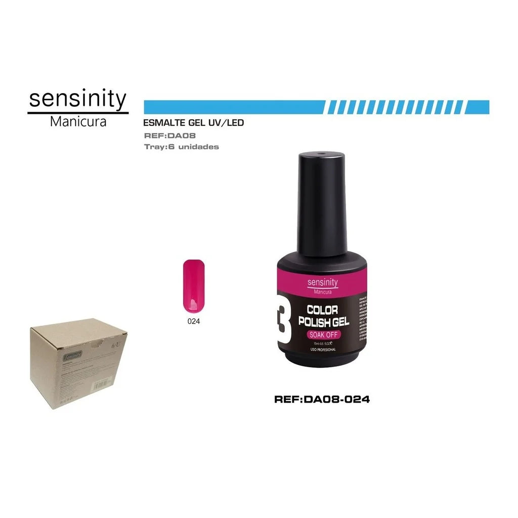 Pink UV/LED 3 soak-off gel polish - Easy-to-remove gel polish