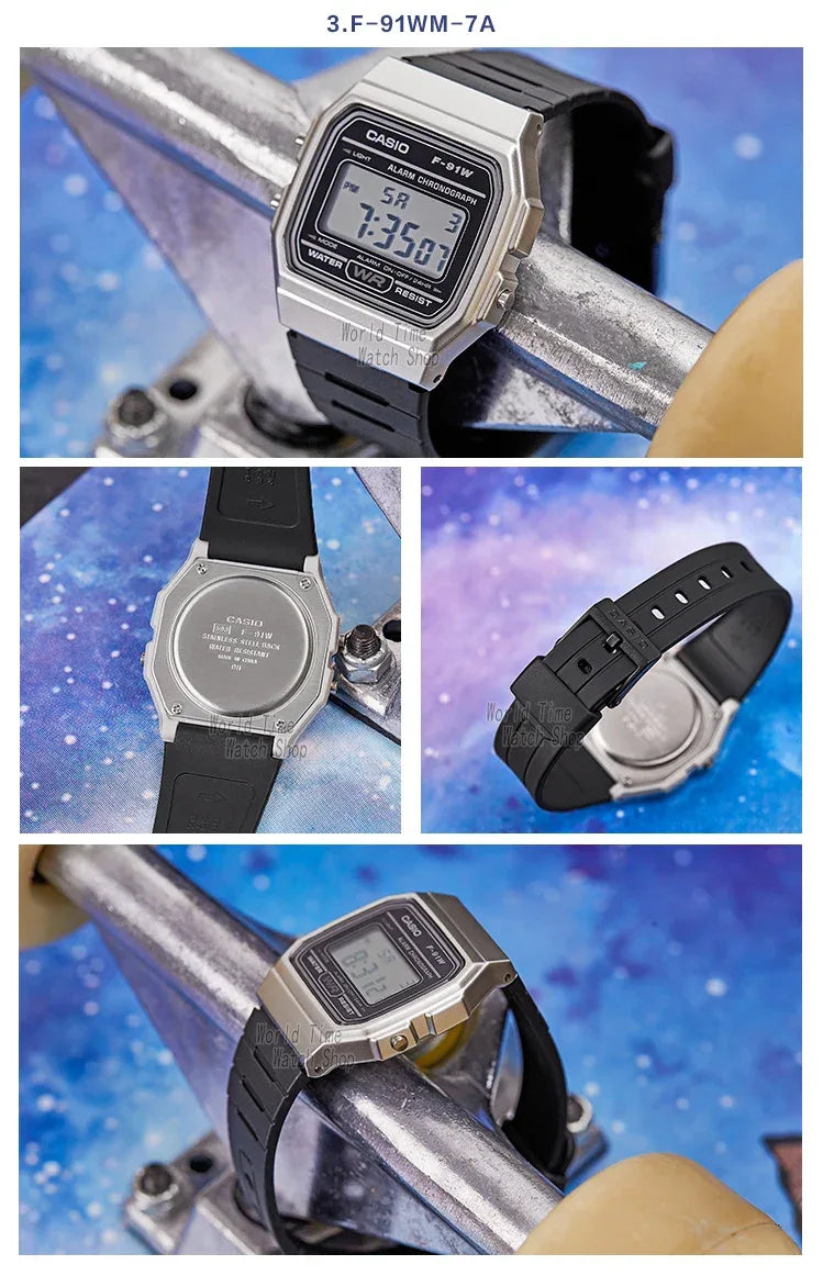 Casio watch  men top luxur set military LED relogio digital watch sport Waterproof quartz men watch Neutral watchs F91W series