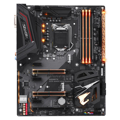 Used GIGABYTE Intel Z370 AORUS ULTRA GAMING WIFI 64GB DDR4 LGA1151 Socket ATX Gaming Motherboard