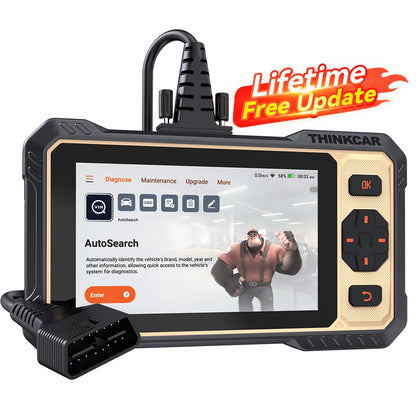 THINKCAR THINKSCAN 662 Bi-directional OBD2 Diagnostic Tool ECM/Transmission/ABS/SRS 12 Reset Lifetime Free Diagnosis Scanner