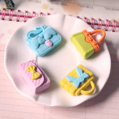 Cheapest School Used Simple and Practical Korean Cute Lovely  Bag Style Pencil Eraser