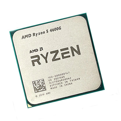Used AMD Ryzen 5 4600G Used Desktop Processor (r5)7nm 6-core 12-thread 3.7GHz 65W AM4 Interface Boxed R5 CPU