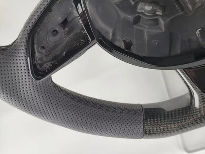 SENCH Customized Carbon Fiber Car Steering Wheel for Audi B8 B9 A4 A5 A3 A6 Q3 Q5