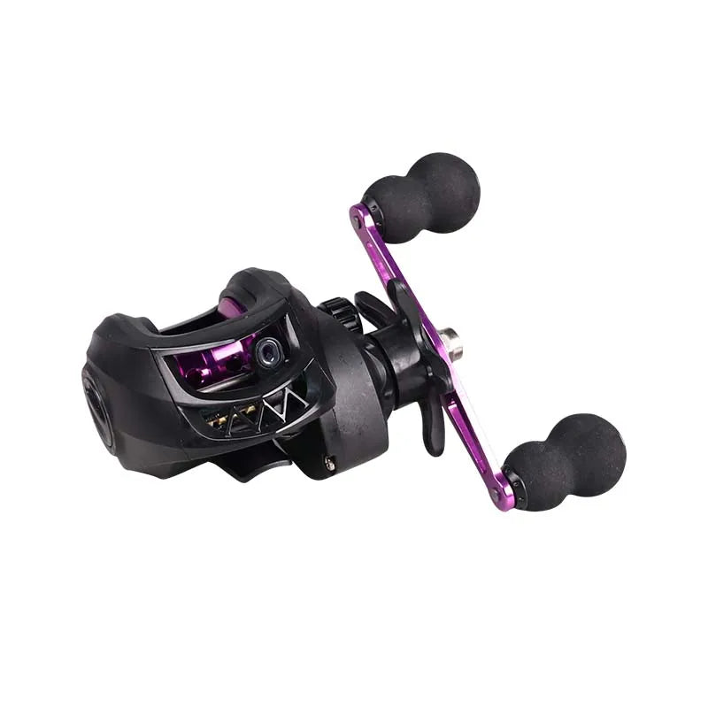 KALIOU  S108- S113 AC200 8KG Max Drag Fishing Reel Magnetic Brake 7.2:1 High Speed Gear Ratio Baitcasting Fishing Reel