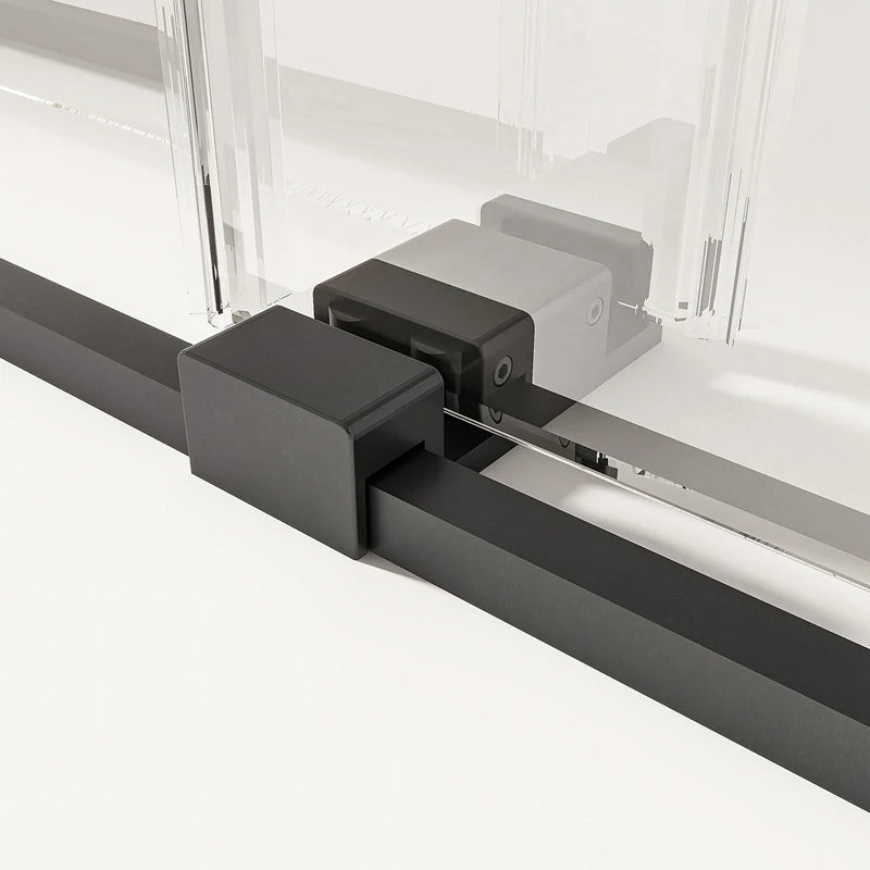 New Product Modern 6mm Tempered Glass Stainless Steel Handle Sliding Shower Door for Bathroom Shower Screen