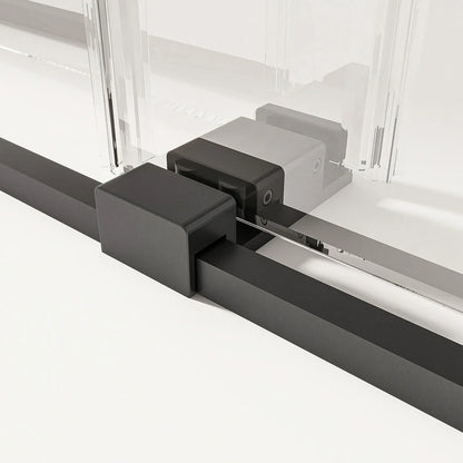 New Product Modern 6mm Tempered Glass Stainless Steel Handle Sliding Shower Door for Bathroom Shower Screen