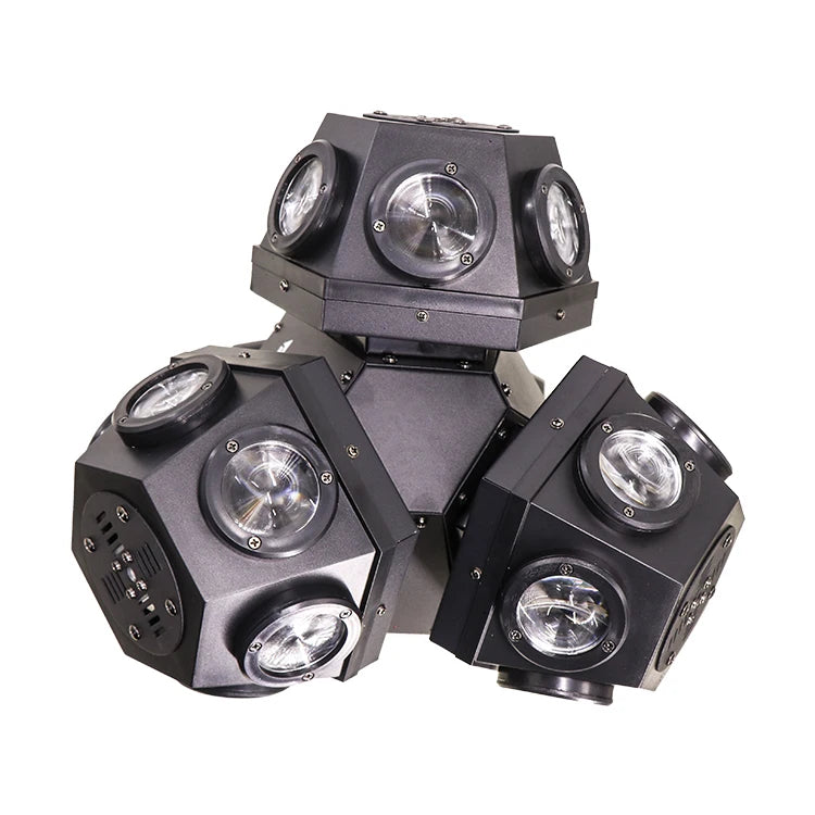 Three Heads Beam Moving Head 18pcs Creep Lamp Bar Ktv Disco Stage Lighting Led Dj Equipment Laser Light 200W