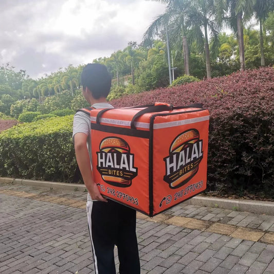 125L Waterproof Durable Motorcycle Bag Bike Cooler Lunch Food Delivery Bag OEM Insulated Bag by PDG ibma