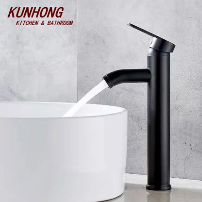 UPC Brushed Nickel Stainless Steel  Bathroom Basin Faucet Tap Single Handle Cold and Hot Water Mixer Torneiras Banheiro