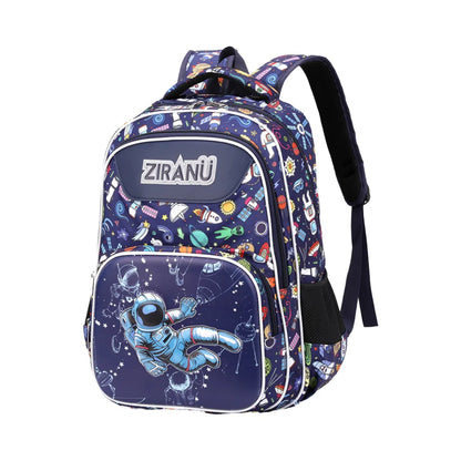 Large Capacity Cartoon Design Student Backpack Set Waterproof Includes Lunch Box Bookbags for Elementary Boys Teens New Release