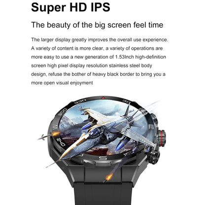 US STOCK Fitness Smartwatch Works With iPhone & Android Blood Pressure Oxygen Heart Rate Sleep Monitor Thermometer Syncs Via App